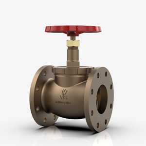 Bronze-Durchgangsventil (Schraubdeckel, Kurzbau) VGSS-16