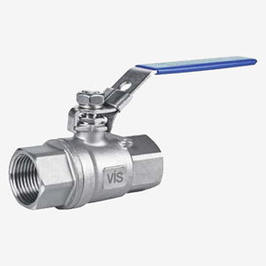 Edelstahl 2-teiliger Kugelhahn M3 BSP VSSKV-63