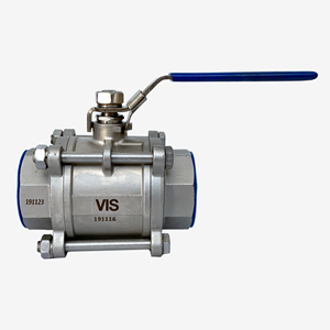 Edelstahl 3-teiliger Kugelhahn M3 BSP VTDK-63